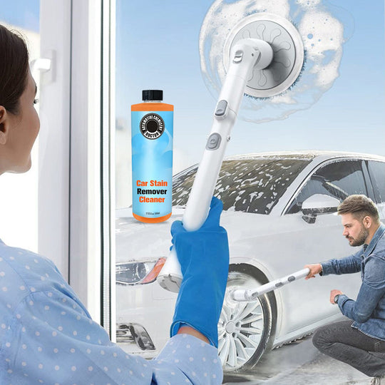 🚗Car Stain Remover Cleaner – Powerful Formula, Safe on Upholstery & Quickly Removes Dirt, Grease & Spills