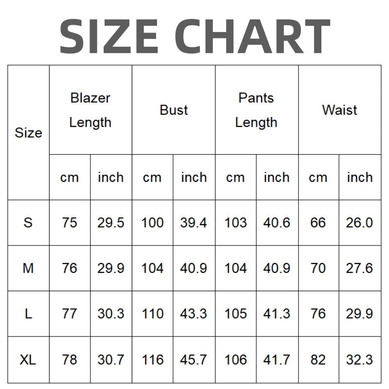 💖Beperkte tijd uitverkoop 58% KORTING💖Stijlvolle blazer en doorschijnende wijde broek (set van 2)