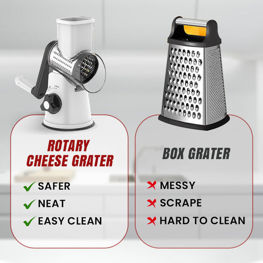 🔥 2025 Kitchen Sale 50% OFF🔥 Multifunctional Manual Rotary Grater & Chopper 🚀🥕