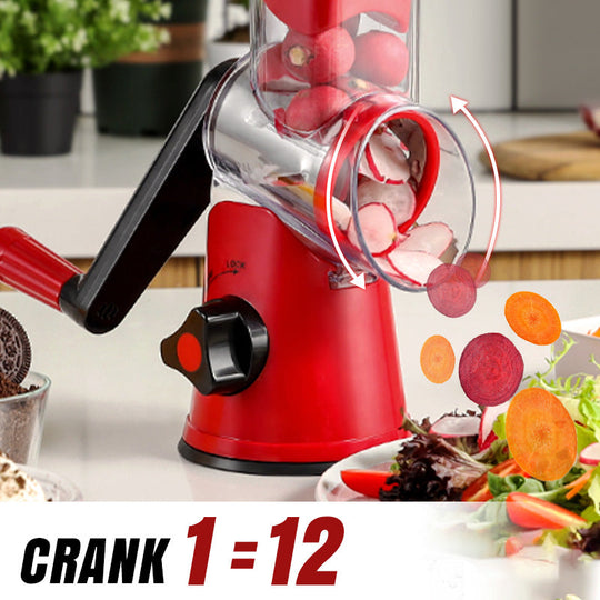 🔥 2025 Kitchen Sale 50% OFF🔥 Multifunctional Manual Rotary Grater & Chopper 🚀🥕