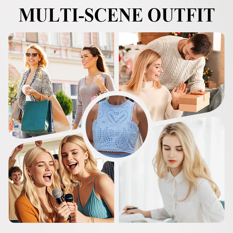 Kratka majica s izvezenom čipkom Paris Dreaming