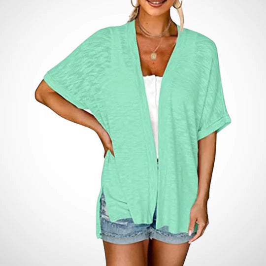 ⏰️Seasonal Sale 50% Off Now!  🔥2026 New Stylish Flowy Short Sleeve Cardigan