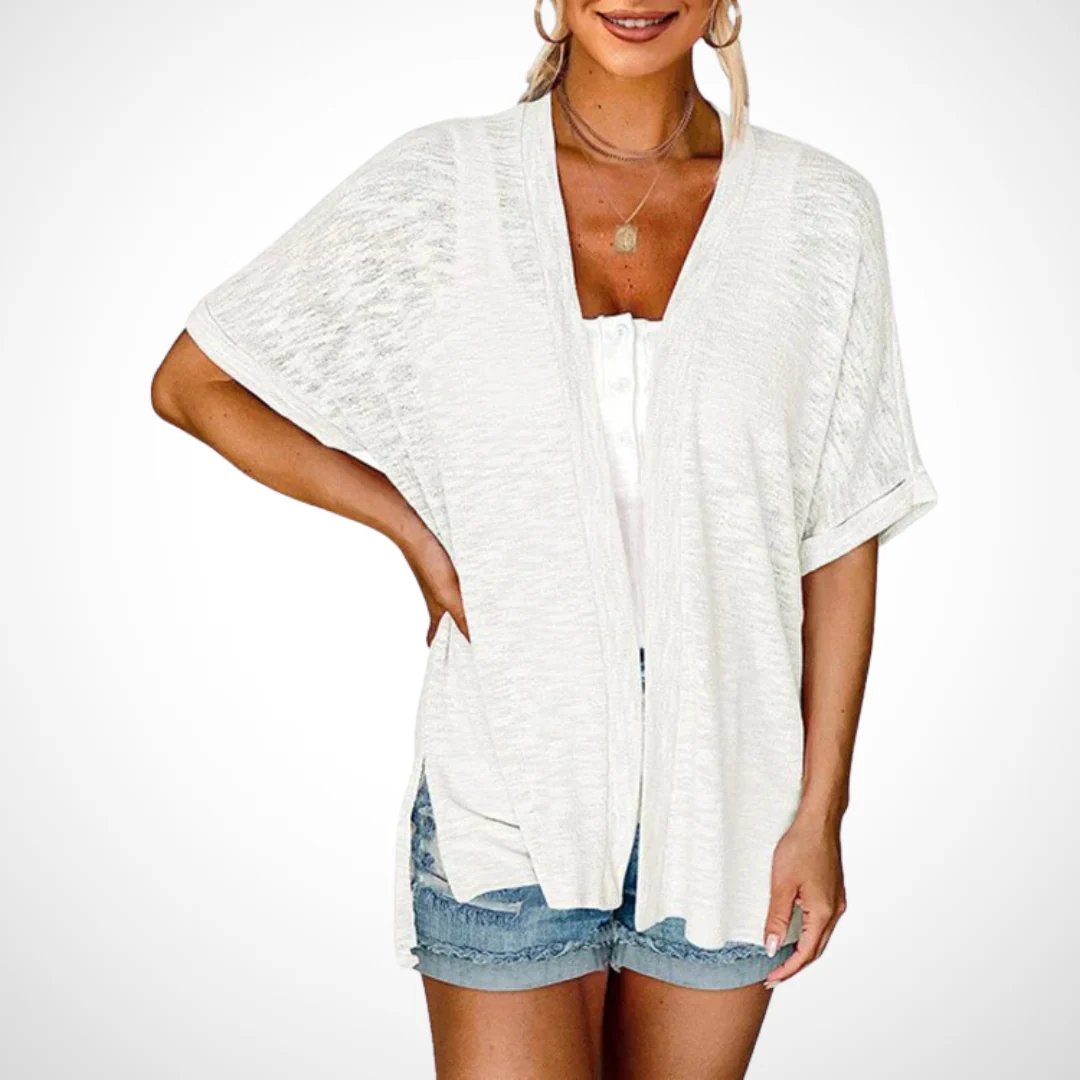 ⏰️Seasonal Sale 50% Off Now!  🔥2026 New Stylish Flowy Short Sleeve Cardigan