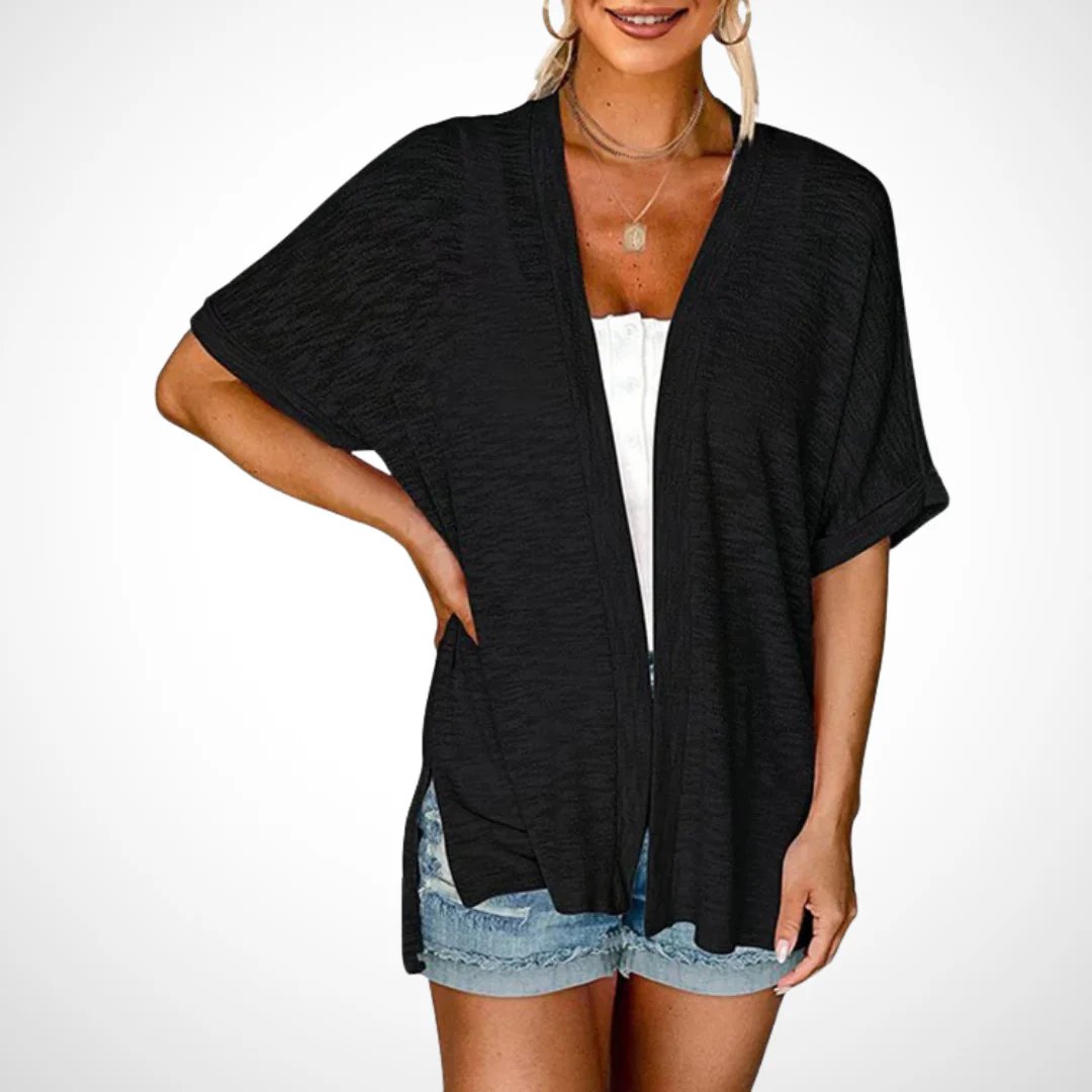 ⏰️Seasonal Sale 50% Off Now!  🔥2026 New Stylish Flowy Short Sleeve Cardigan