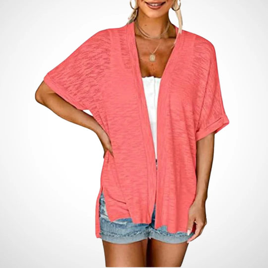 ⏰️Seasonal Sale 50% Off Now!  🔥2026 New Stylish Flowy Short Sleeve Cardigan