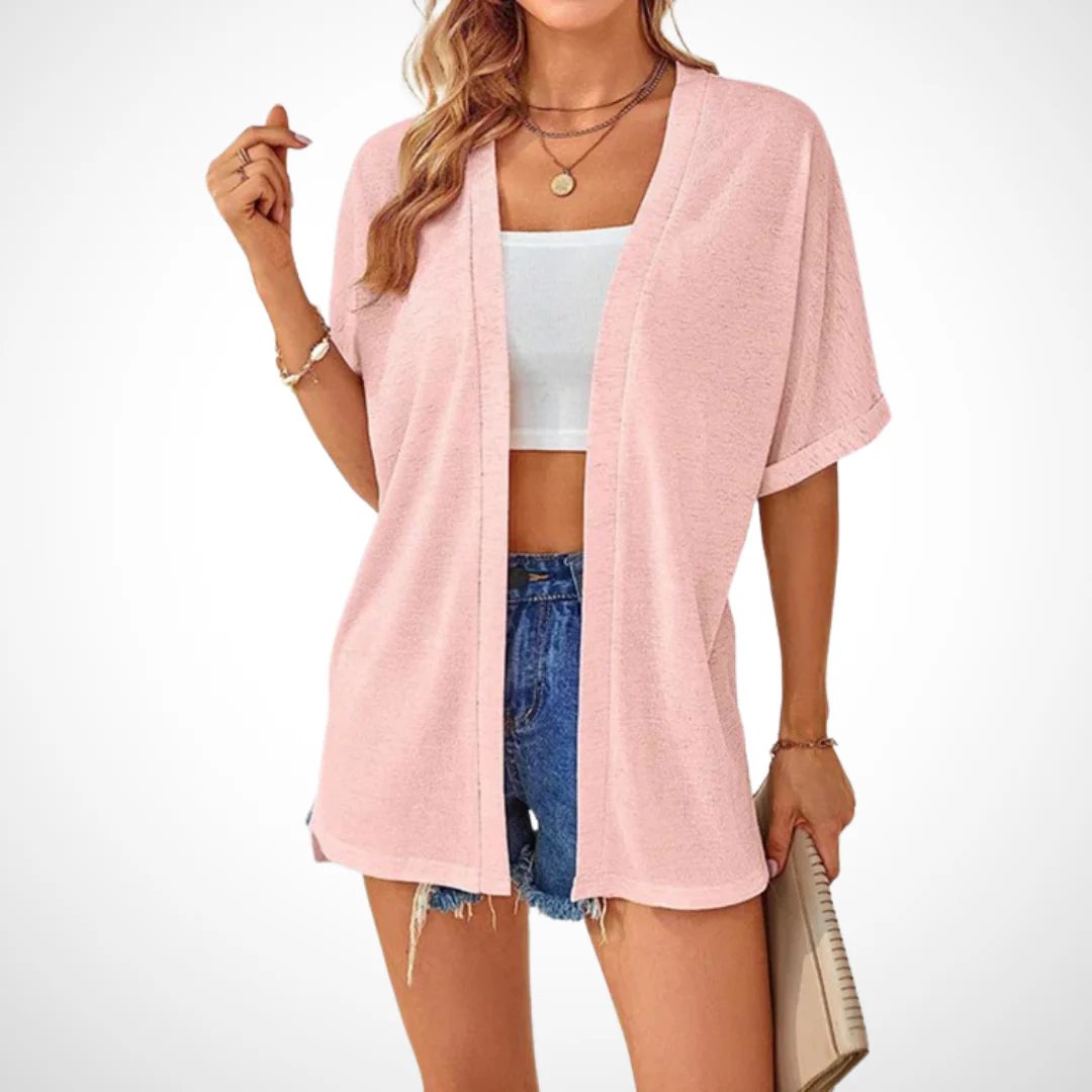⏰️Seasonal Sale 50% Off Now!  🔥2026 New Stylish Flowy Short Sleeve Cardigan