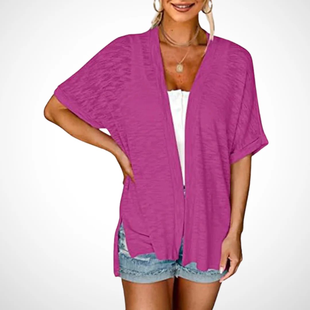 ⏰️Seasonal Sale 50% Off Now!  🔥2026 New Stylish Flowy Short Sleeve Cardigan