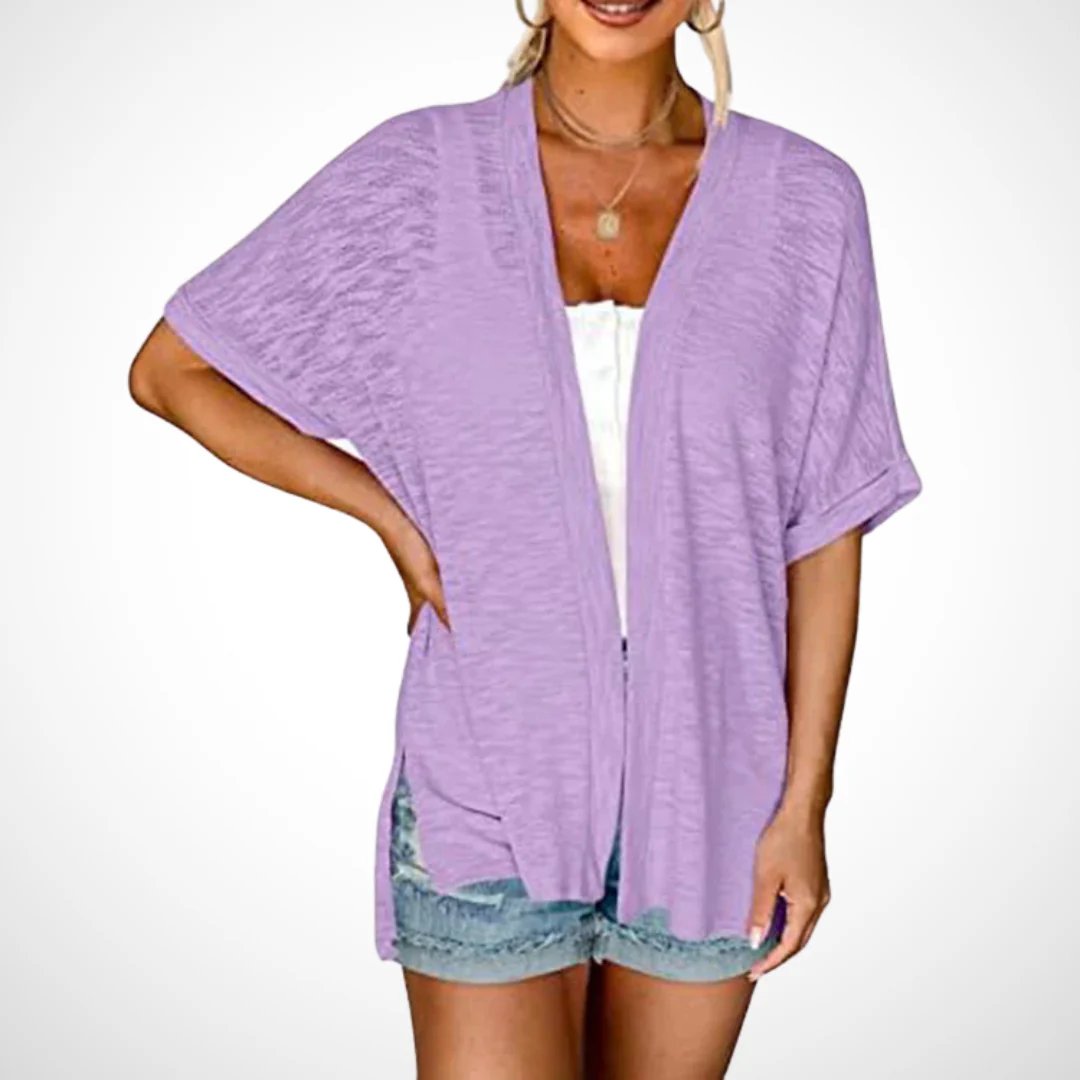 ⏰️Seasonal Sale 50% Off Now!  🔥2026 New Stylish Flowy Short Sleeve Cardigan