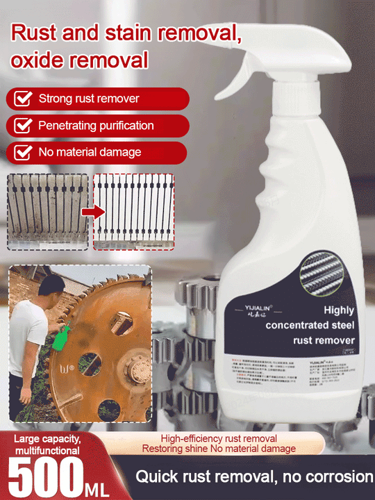 💥 Buy 3 Get 1 Free🔥 Highly Concentrated Rust Remover For Steel & Iron