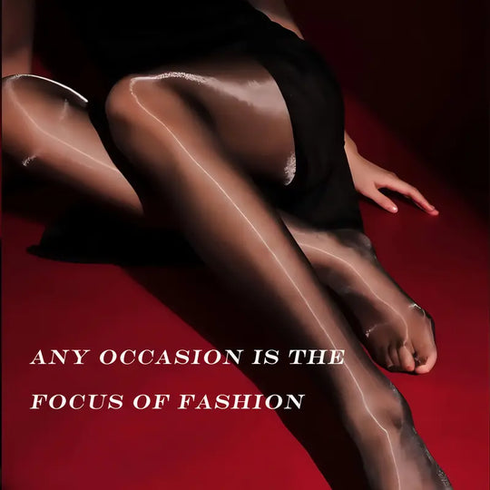 Everyday Comfort | Women's High-Waisted Sheer Shiny Tights – Buy 1 Get 1 Free