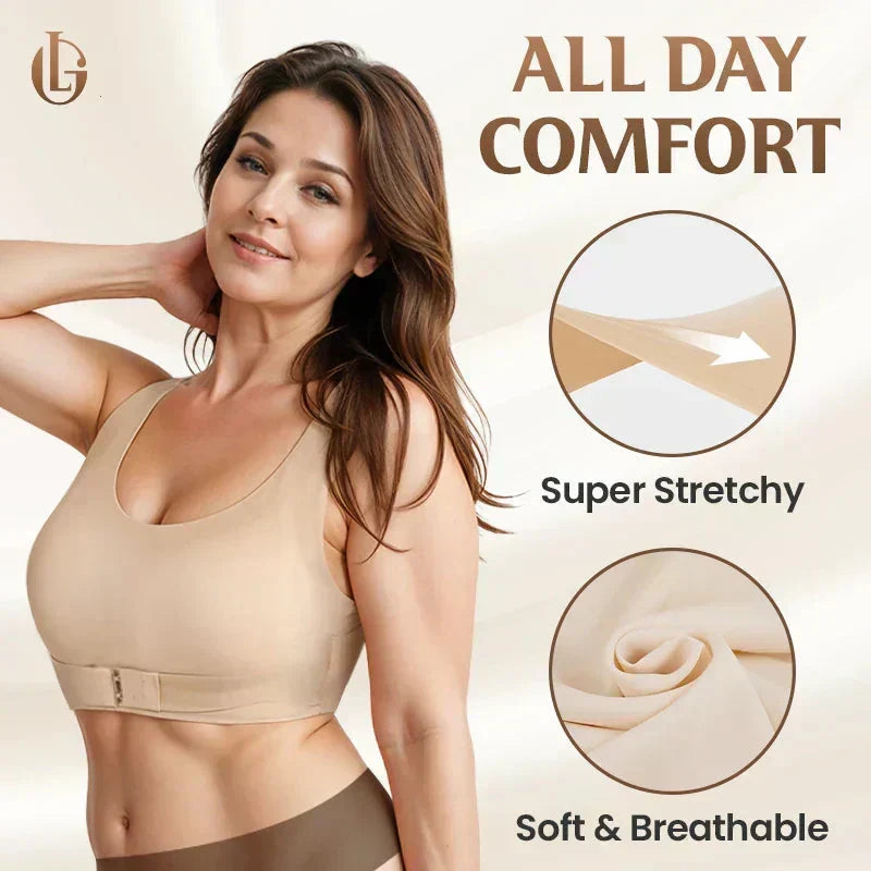 ⚡AlignLift Posture-Perfect Wireless Bra – All-Day Comfort, Breathable & Summer-Ready 💕