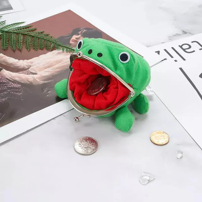 Cute Frog-Shaped Coin Purse