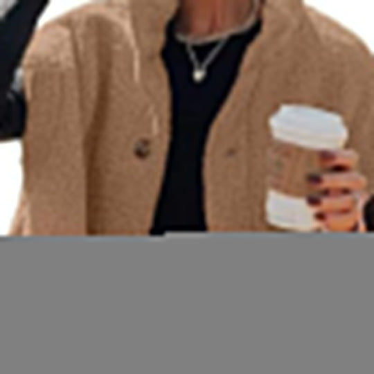 🍂 Women’s Cosy Teddy Fleece Stand Collar Gilet – Versatile Layering Piece For Everyday Wear
