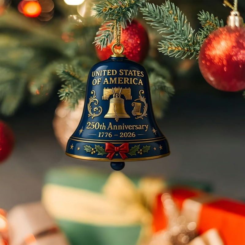 🔥United States 250th Anniversary Bell Ornament📢📢Flash Sale: Ending in 3 Hours!⏰⏰