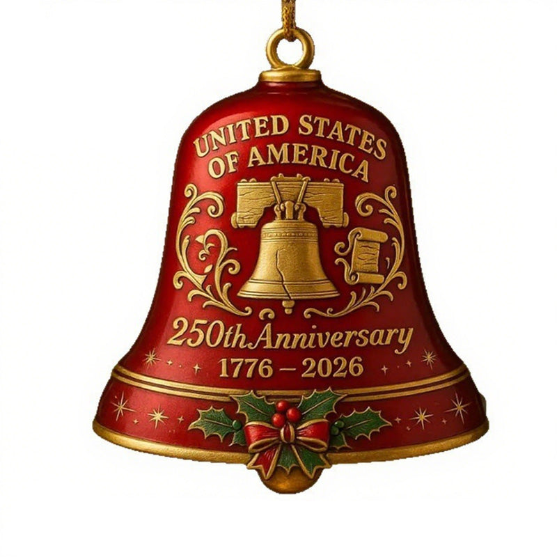 🔥United States 250th Anniversary Bell Ornament📢📢Flash Sale: Ending in 3 Hours!⏰⏰