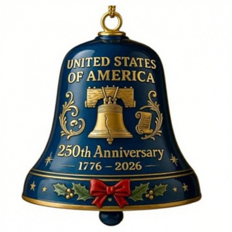 🔥United States 250th Anniversary Bell Ornament📢📢Flash Sale: Ending in 3 Hours!⏰⏰
