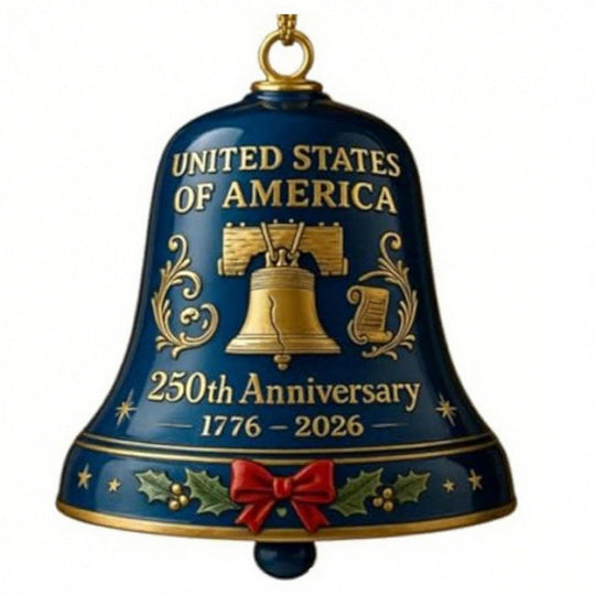 🔥United States 250th Anniversary Bell Ornament📢📢Flash Sale: Ending in 3 Hours!⏰⏰