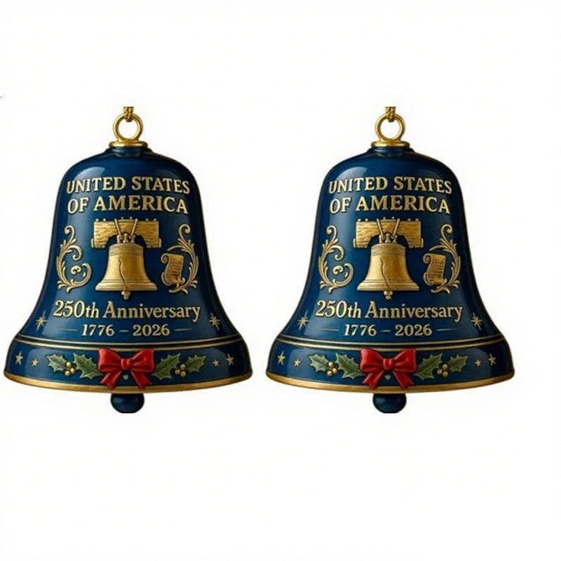 🔥United States 250th Anniversary Bell Ornament📢📢Flash Sale: Ending in 3 Hours!⏰⏰