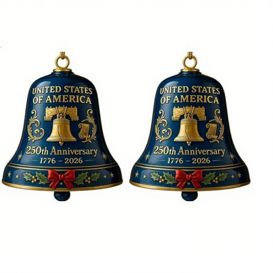 🔥United States 250th Anniversary Bell Ornament📢📢Flash Sale: Ending in 3 Hours!⏰⏰