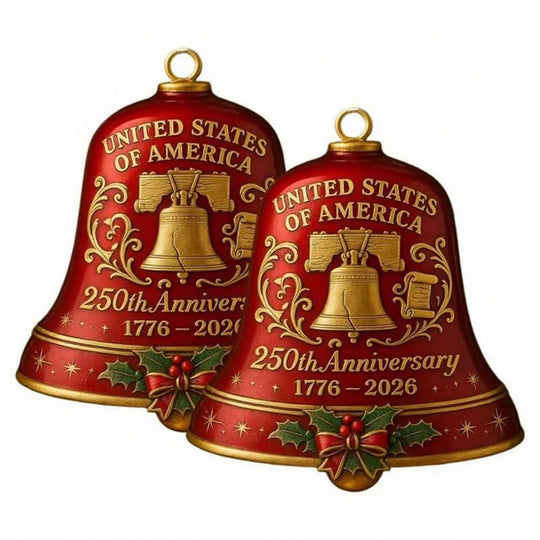 🔥United States 250th Anniversary Bell Ornament📢📢Flash Sale: Ending in 3 Hours!⏰⏰