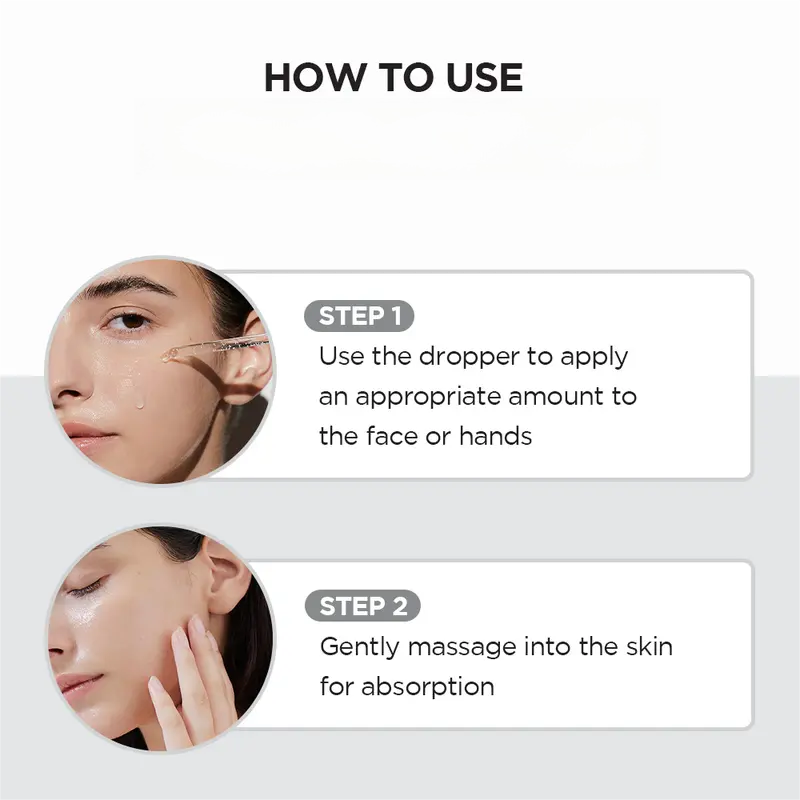 Mild lysnende effekt & Fuktighetsgivende ampulle