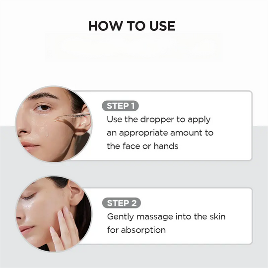 Mild lysnende effekt & Fuktighetsgivende ampulle