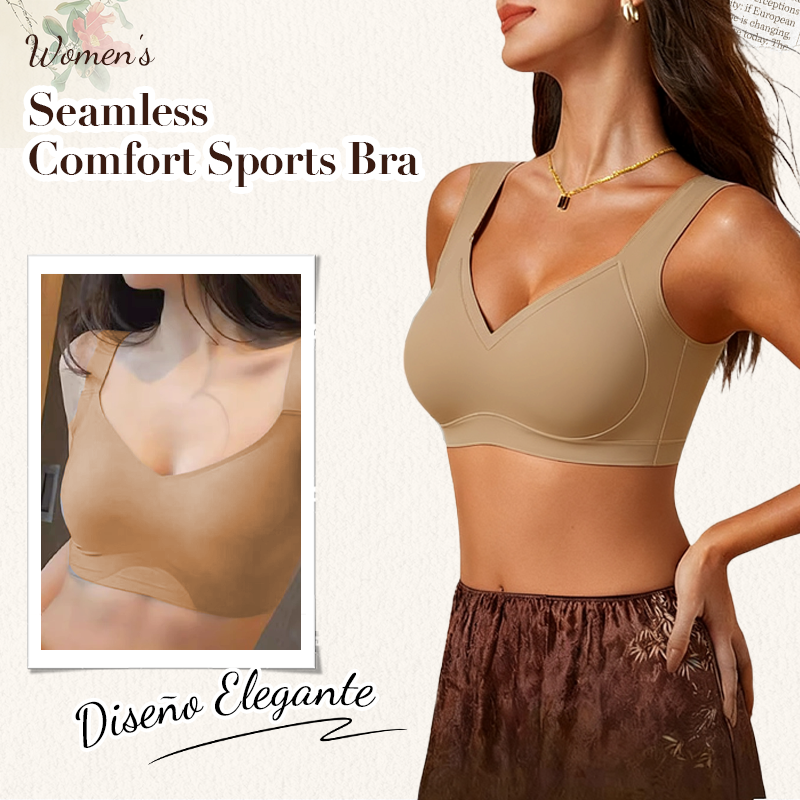 OEAK Womens Seamless Jelly Bra No Underwire Comfort Push Up Bras Buttery Soft Wireless Full Coverage Sport Everyday Bra