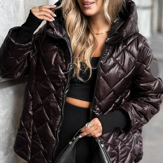 💜LAST DAY PROMOTION - 50%OFF💜Women's casual cotton hooded jacket