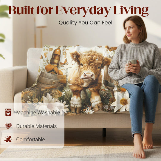 Ultra Soft Cozy Printed Throw Blanket