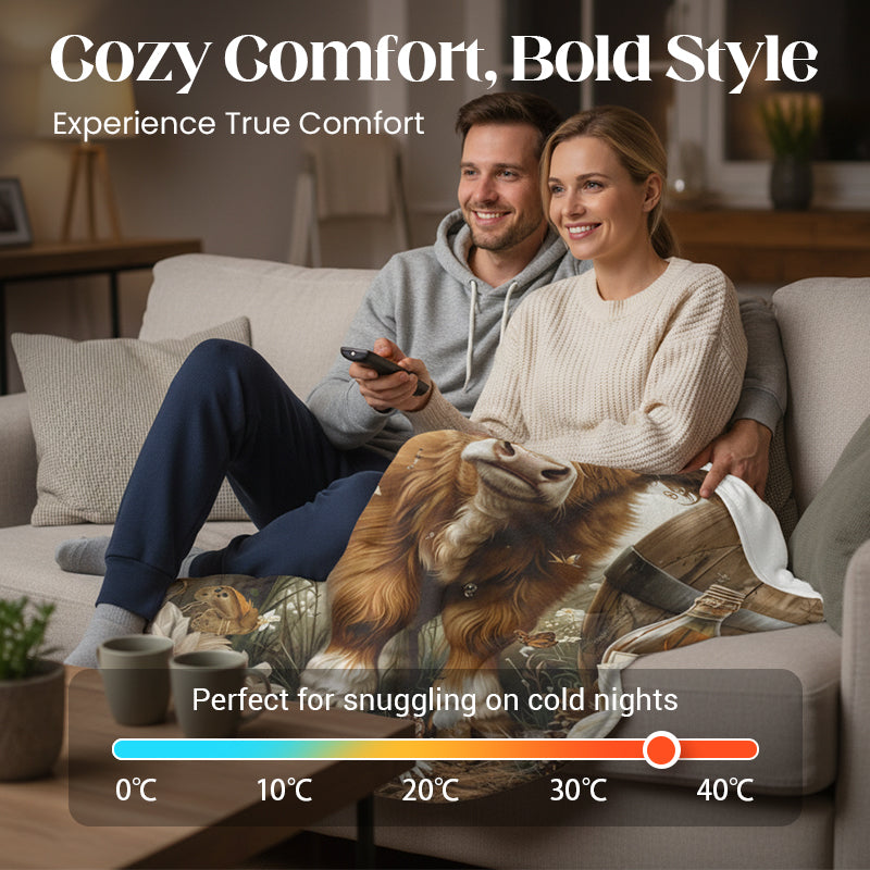 Ultra Soft Cozy Printed Throw Blanket