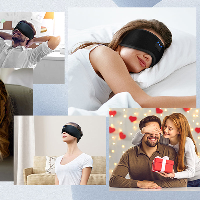 3D Sleep Mask with Bluetooth Headphones