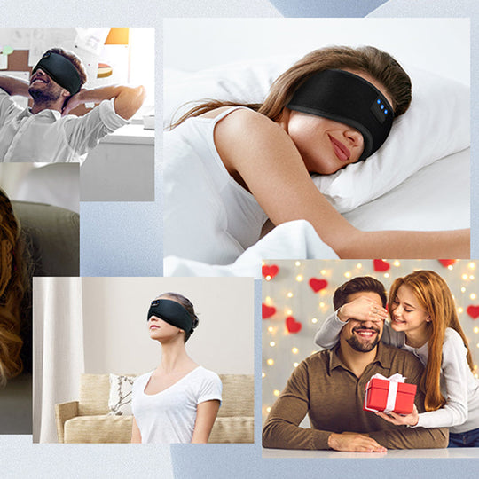3D Sleep Mask with Bluetooth Headphones
