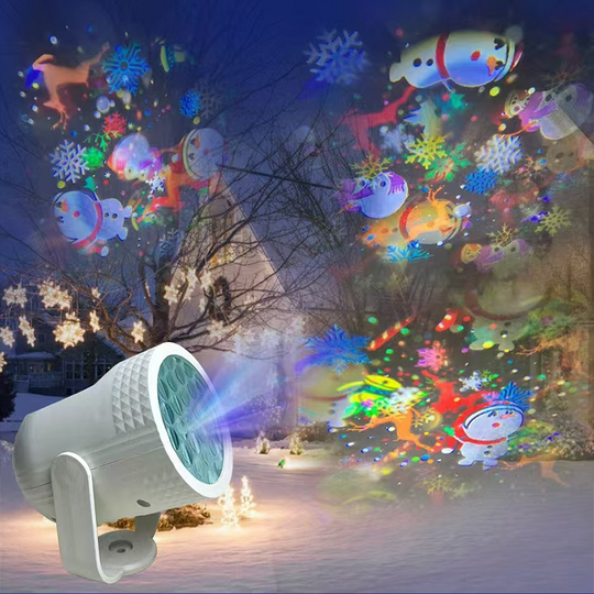 ⏰Christmas Limited Sale!!🎄60K+ SOLD! 🎁✨Christmas Pattern USB LED Projection Light