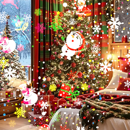 ⏰Christmas Limited Sale!!🎄60K+ SOLD! 🎁✨Christmas Pattern USB LED Projection Light