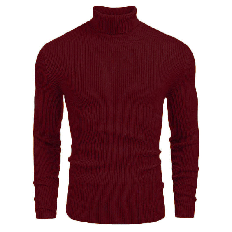 ❄️ Cold-Weather Comfort | Men's Soft Knit Turtleneck Sweater