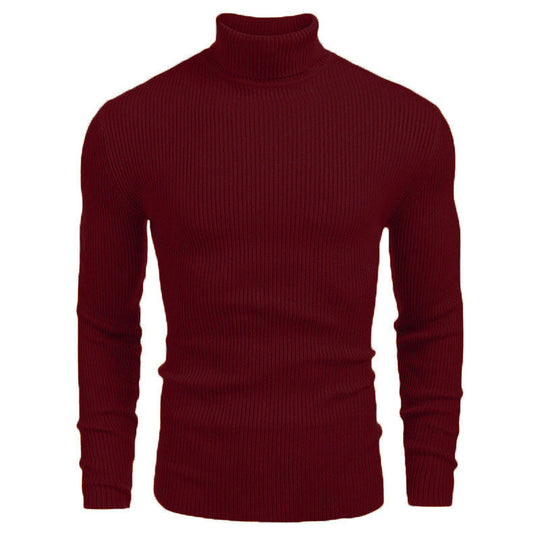 ❄️ Cold-Weather Comfort | Men's Soft Knit Turtleneck Sweater