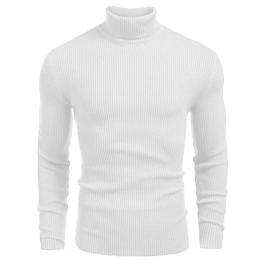 ❄️ Cold-Weather Comfort | Men's Soft Knit Turtleneck Sweater