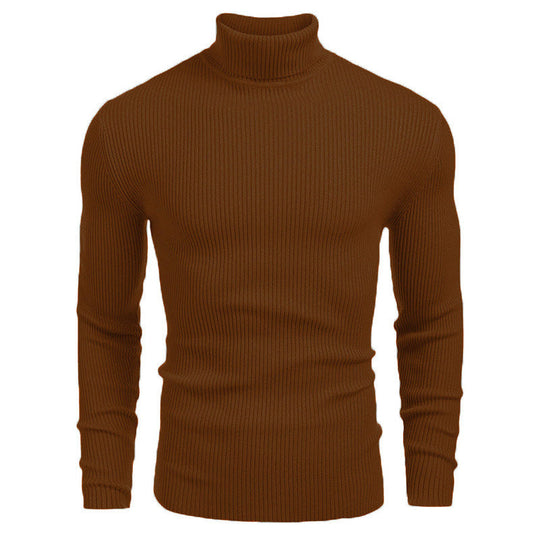 ❄️ Cold-Weather Comfort | Men's Soft Knit Turtleneck Sweater