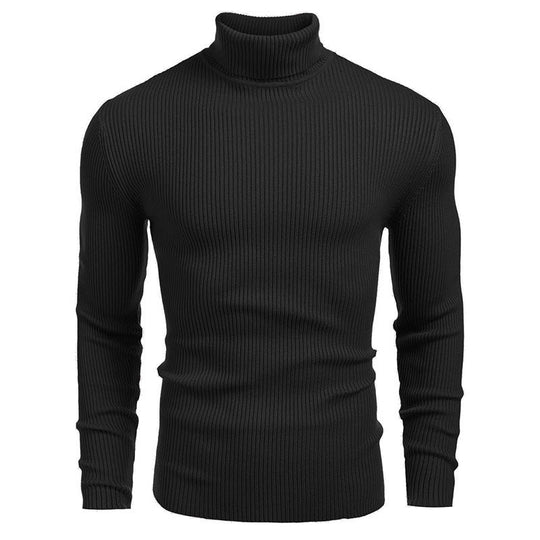 ❄️ Cold-Weather Comfort | Men's Soft Knit Turtleneck Sweater
