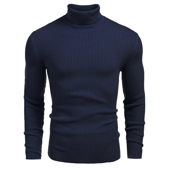 ❄️ Cold-Weather Comfort | Men's Soft Knit Turtleneck Sweater