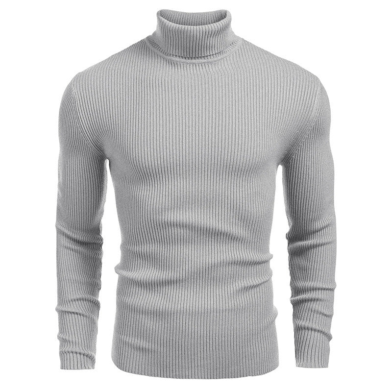 ❄️ Cold-Weather Comfort | Men's Soft Knit Turtleneck Sweater