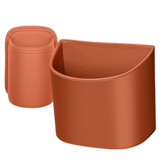 🥳2026 HOT SALE🥳💞50K+ SOLD!🚗🧺 53% OFF! Leather Car Door Cup Holder – Wide‑mouth opening, easy reach for drinks & phone. Clip‑on secure fit. PU leather, tough & stylish. 🛡️✨