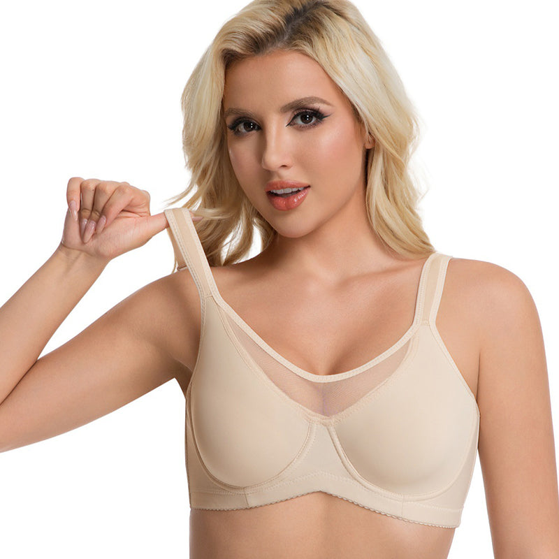 💝Women's Elegant Sheer Full Coverage Plus Size Bra