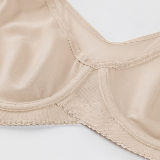 Women's Elegant Sheer Full Coverage Plus Size Bra
