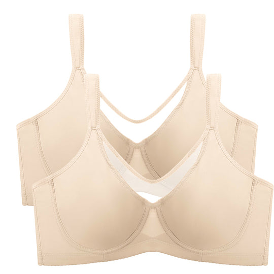 💝Women's Elegant Sheer Full Coverage Plus Size Bra