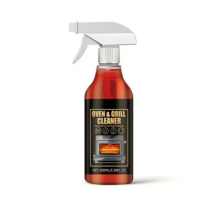 Oven & Grill Cleaner Spray – Dissolves Grease in 5 Mins, No Scrubbing & Eliminates Odors