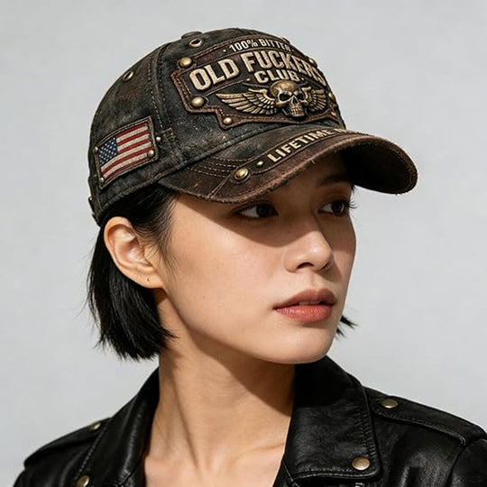🎁Old Fuckers Club Vintage Embroidered Cap