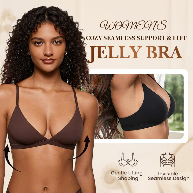 🥳SUMMER HOT SALE💞50K+ SOLD!🔥Women's Wire-Free Jelly Support Triangle Bralette