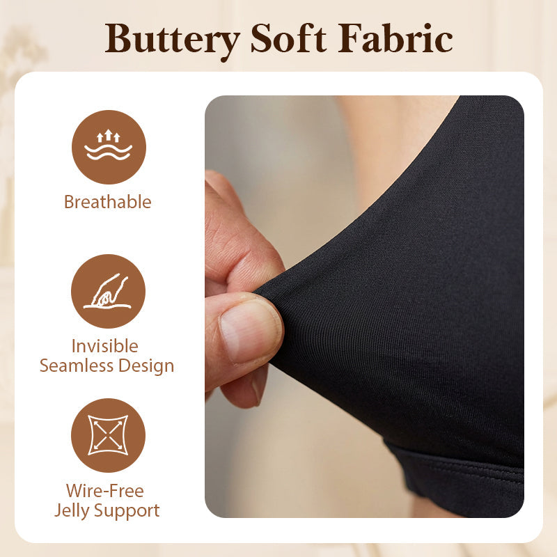 🥳SUMMER HOT SALE💞50K+ SOLD!🔥Women's Wire-Free Jelly Support Triangle Bralette