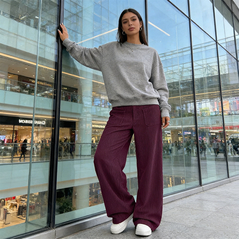 👖New arrival 40% OFF!🥰Women's Casual Loose-Fit High-Waisted Pants💕